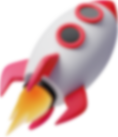 3d space rocket render